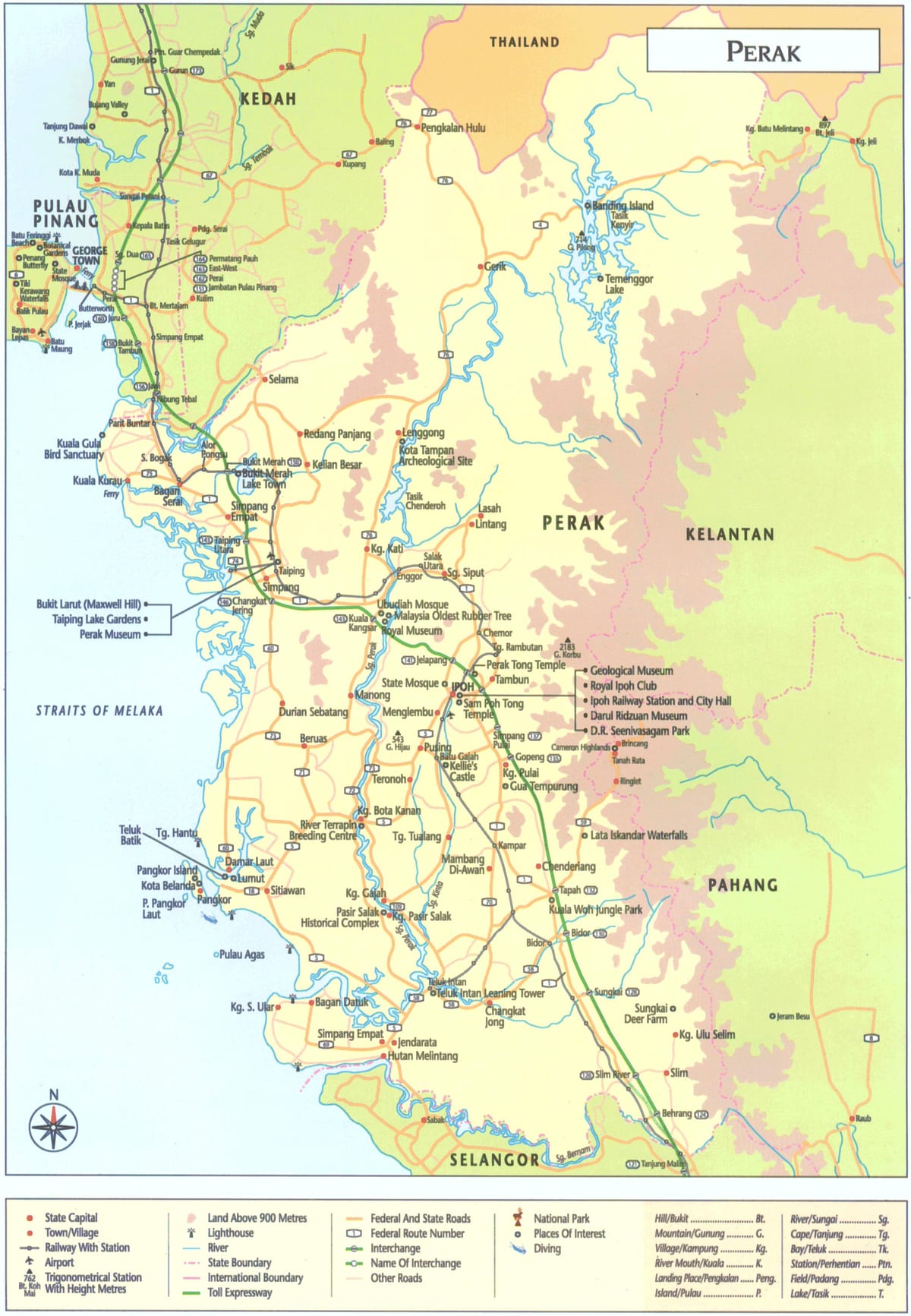 bản đồ của bạc nước malaysia
