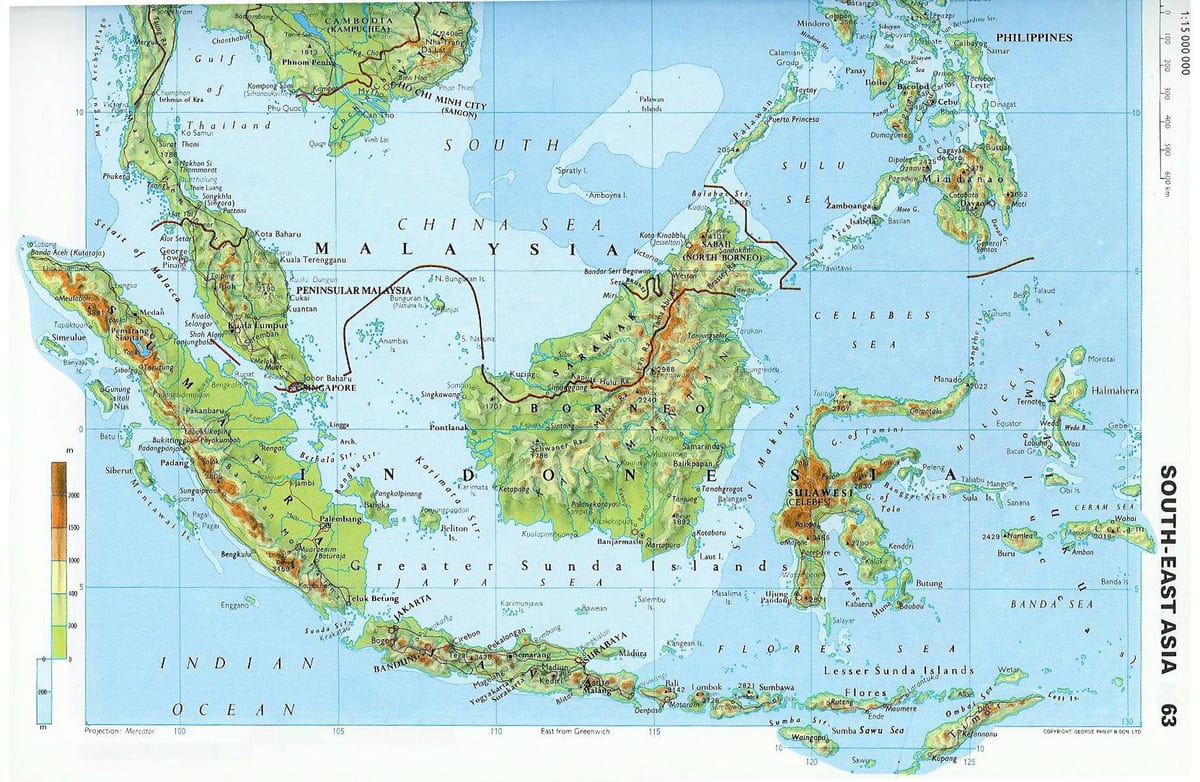 malaysia bản đồ đường viền