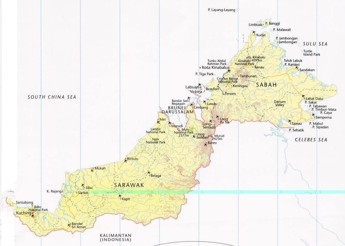 bản đồ của chú malaysia