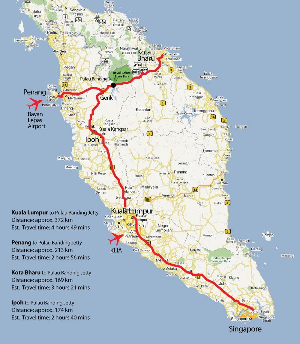ipoh trong malaysia bản đồ