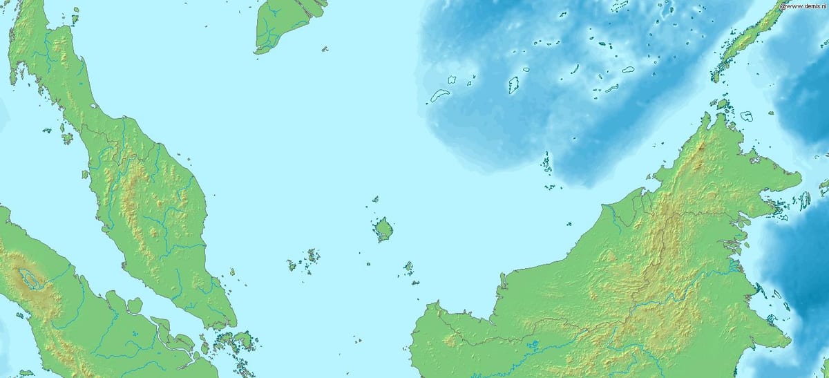 bản đồ của malaysia 3d