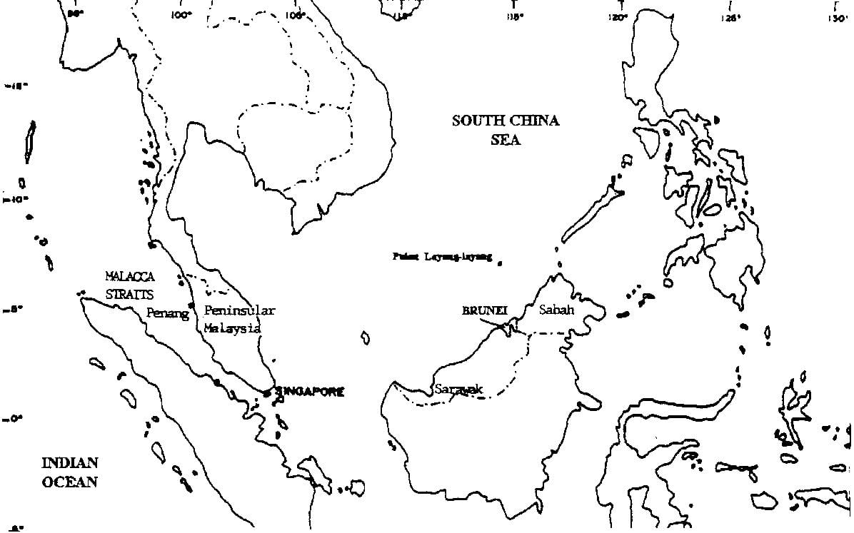 bản đồ của malaysia bản vẽ bản đồ
