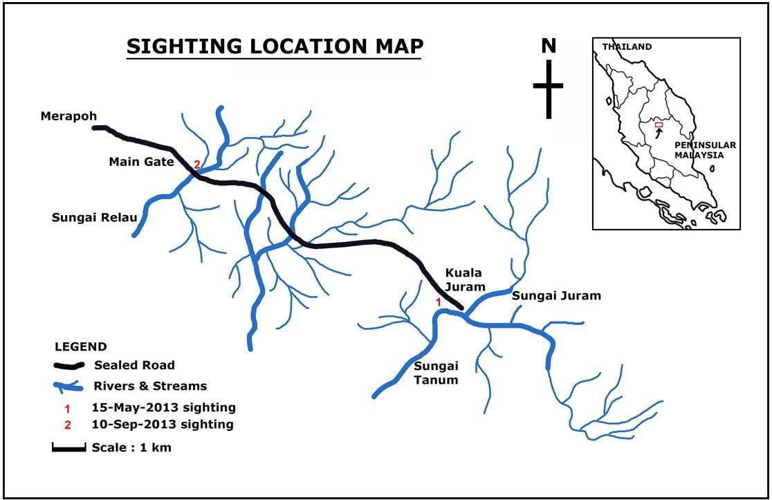 bản đồ malaysia sông