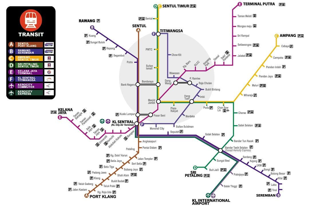 bản đồ của malaysia vận chuyển