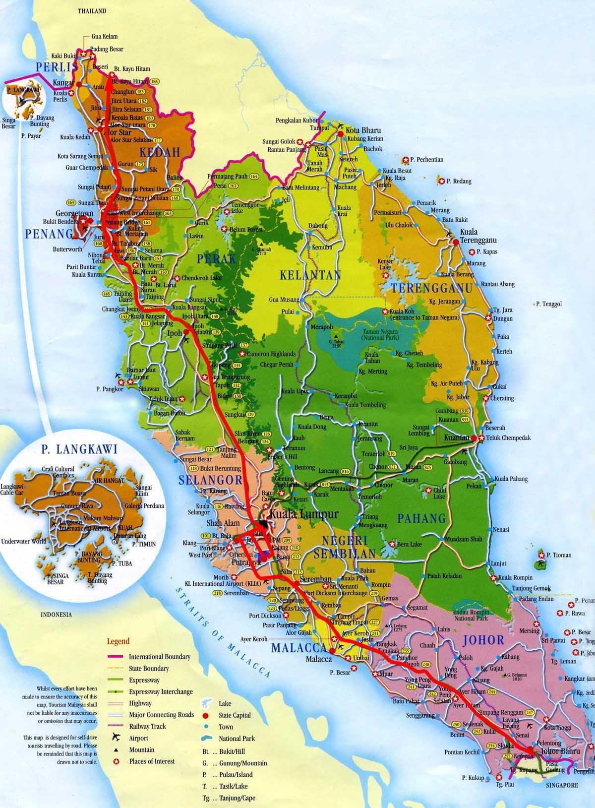 bản đồ của nam malaysia