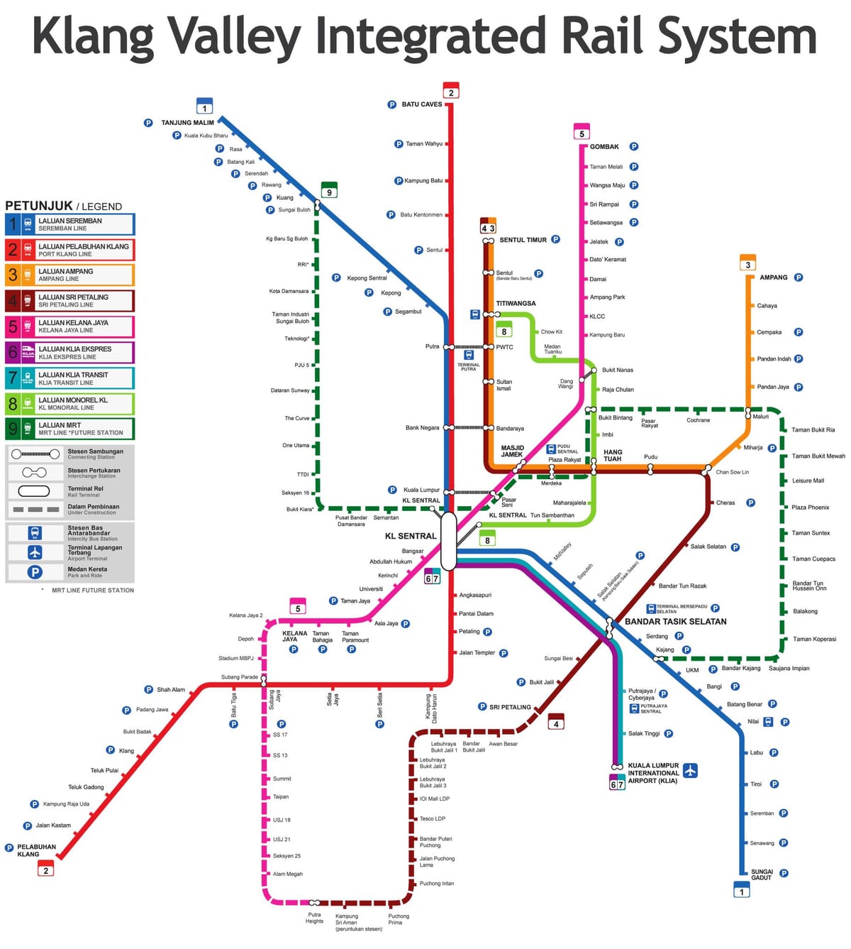 seoul dòng bản đồ malaysia