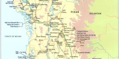 Bản đồ của bạc nước malaysia