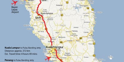 Ipoh trong malaysia bản đồ