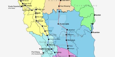 Bản đồ tàu malaysia