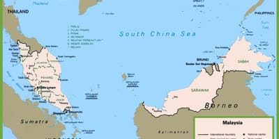 Bản đồ của malaysia chính trị 