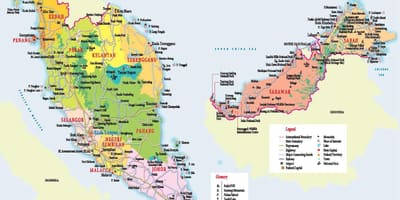 Bản đồ du lịch của malaysia