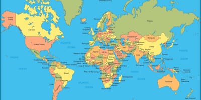 Malaysia vị trí trong bản đồ thế giới