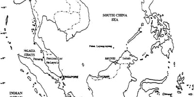 Bản đồ của malaysia bản vẽ bản đồ