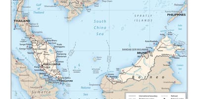 Malaysia cổng bản đồ