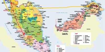 Malaysia bản đồ
