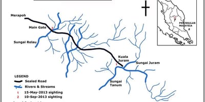 Bản đồ malaysia sông