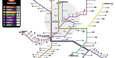 Bản đồ của malaysia vận chuyển