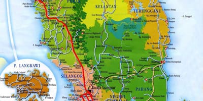 Bản đồ của nam malaysia