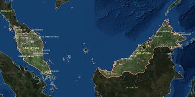 Bản đồ của bản đồ sống malaysia